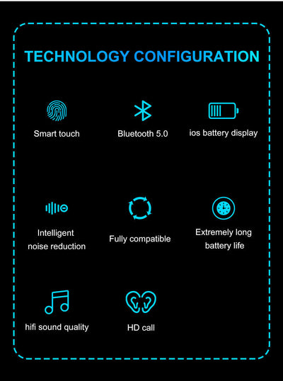 w13 Touch Bluetooth Headset Binaural Stereo Wireless