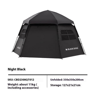 Outdoor Hexagonal Automatic Quickly Open Camping Tent