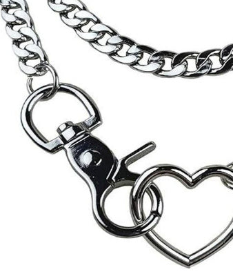 Heart-shaped Multi-layer Cuban Necklace