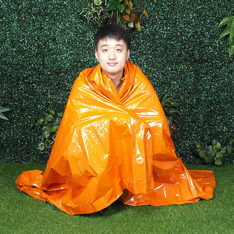 Outdoor Life-saving Emergency Emergency Insulation Blanket Orange Insulation Sleeping Bag Tent