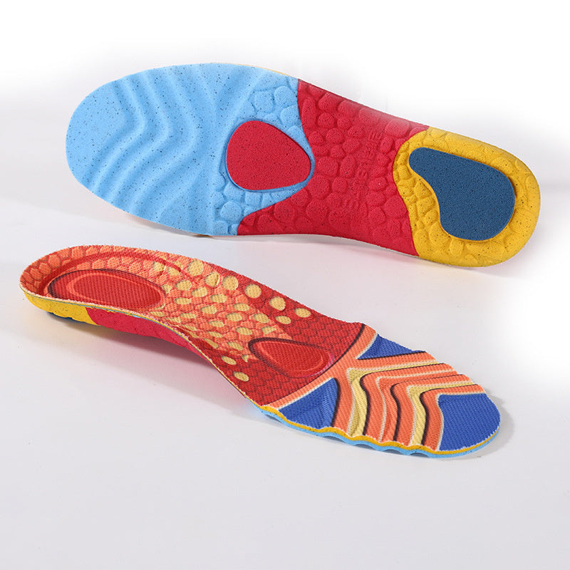 3ANGNI New Design Comfort Insoles Arch Support Shoe Pad Heel Shock Absorption for Women Men Sport BASF PU Foam Insoles