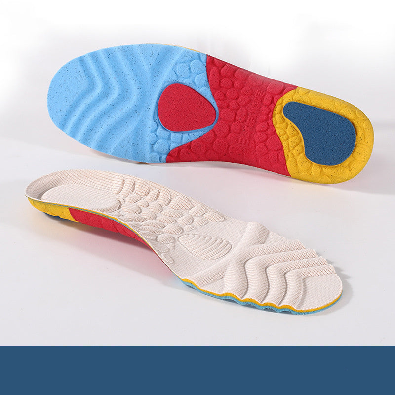 3ANGNI New Design Comfort Insoles Arch Support Shoe Pad Heel Shock Absorption for Women Men Sport BASF PU Foam Insoles